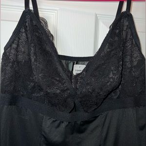 Torrid Black Chemise Size 1.